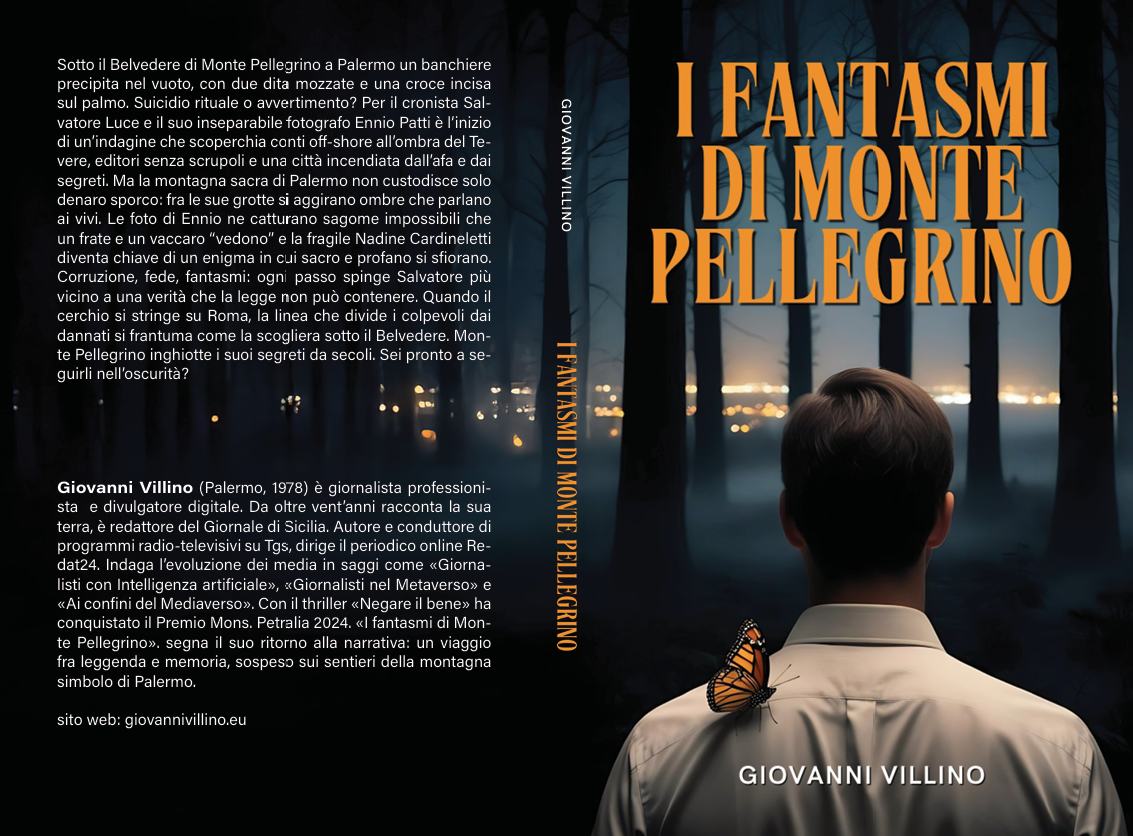 «I fantasmi di Monte Pellegrino»: il nuovo romanzo di Giovanni Villino che fonde giallo, spiritualità e memoria